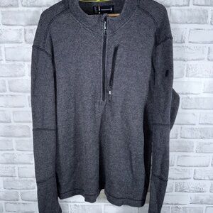 Smartwool Men's Charcoal Half-Zip Jacket